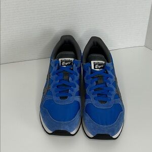 Onitsuka Tiger Blue Gray Retro Sneakers Men’s Size 7.5 US Lace Up Casual